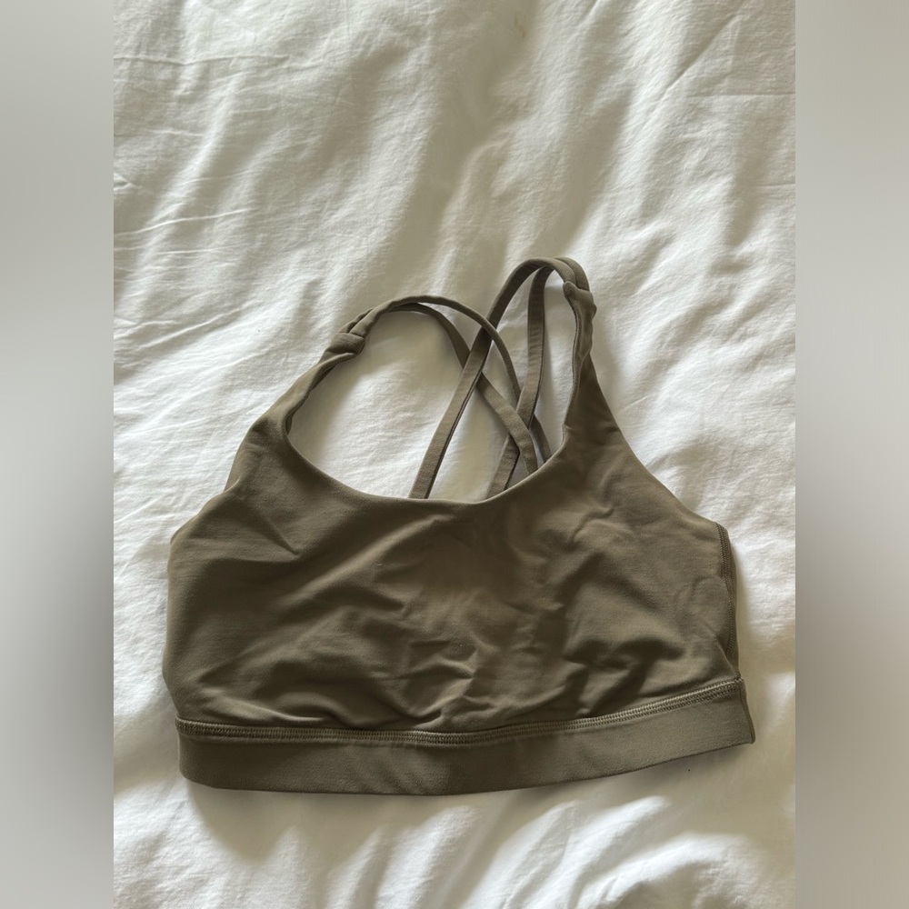 Lulu lemon Olive Green Sports Bra